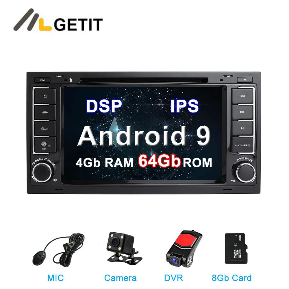 CARPLAY DSP ips Android 10 Автомагнитола DVD стерео gps для Volkswagen VW Touareg T5 мультиван транспортер с радио WiFi Bluetooth