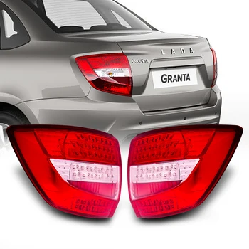 

for Lada granta 2190 LED tail lamp with turn light 2 Pcs Car Styling Accessories LED Rear Running Lights