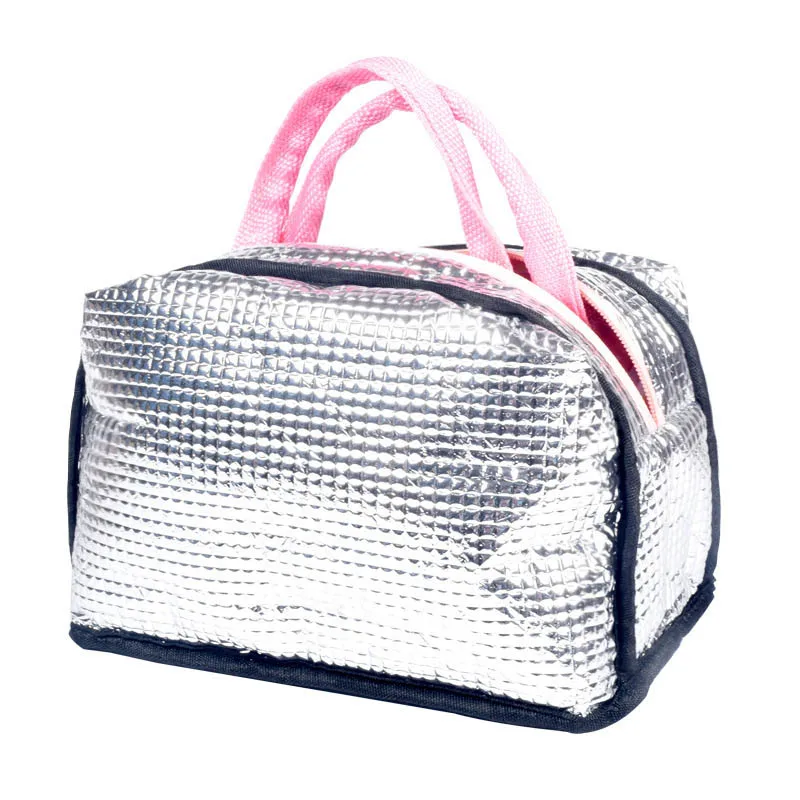 Flamingo Picnic Bags Women Lunch Box Portable Insulated Thermal Cooler Waterproof Zipper Beach Lunch Bag For Woman Student Kids lunch bag lunch cooler bag cooler bag