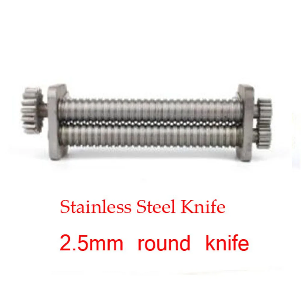 18 см холоднокатаный стальной нож или нож из нержавеющей стали для 180 модель ручная машина для лапши 2 мм/2,5 мм/3 мм/6 мм/10 мм