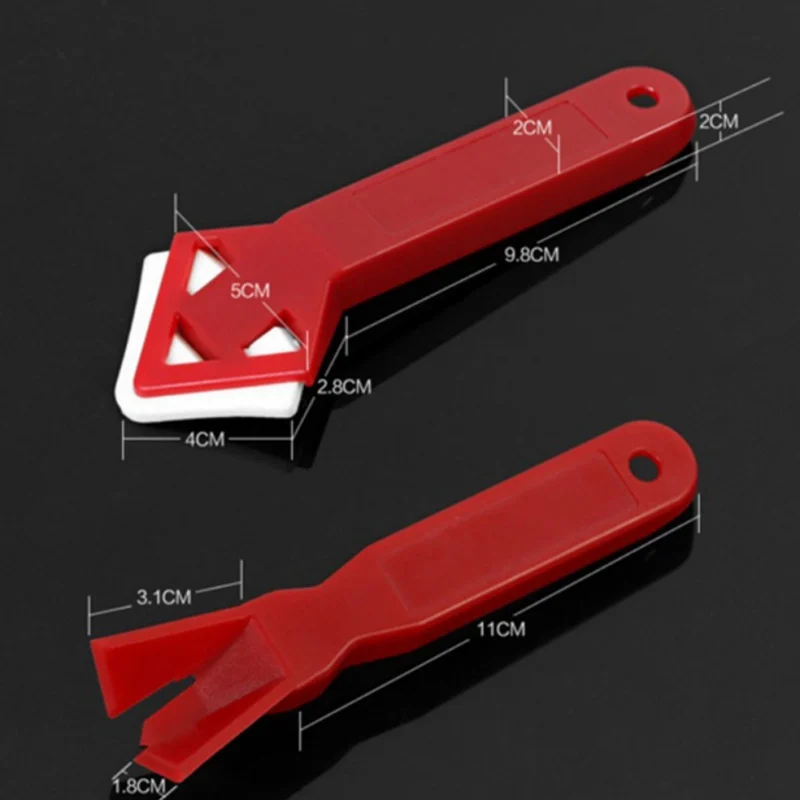 Силиконовый скребок для стекла и цемента 2 шт./компл.|Скребки| |