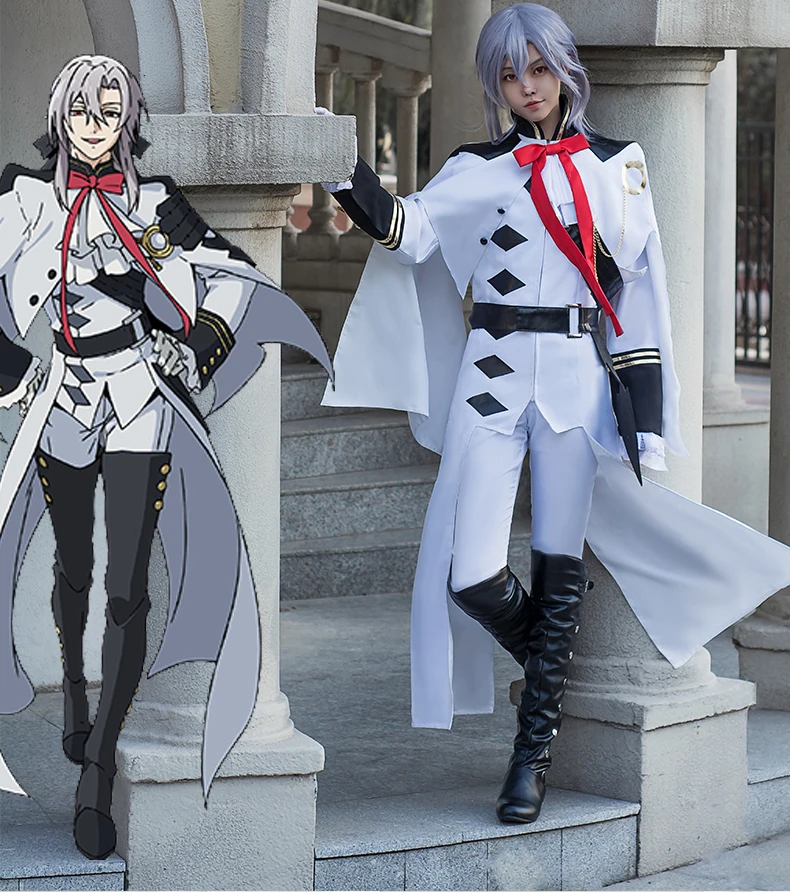 Комплект униформы Owari no Seraph of the end Ферид Батори парики для косплея аниме костюмы