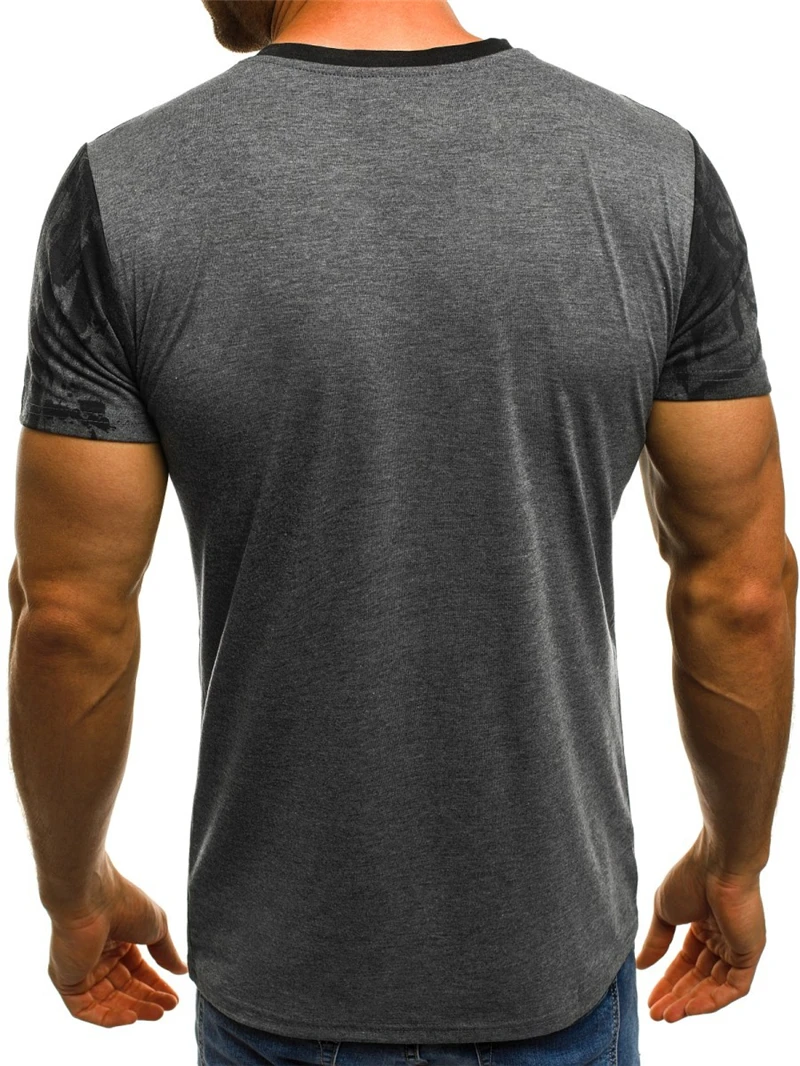 Новейшая футболка с 3D принтом, рисунок чернил, короткий рукав, Летние повседневные топы, футболки, модная мужская футболка с круглым вырезом