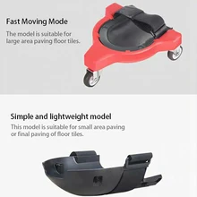 Роликовые колеса рабочие наколенники облегчение боли пластиковая плитка установка регулируемый ремень инструмент защитные гибкие строительные работы