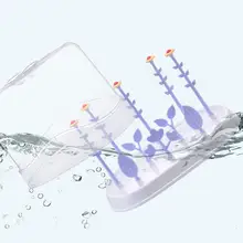 Тип цветка многофункциональный держатель для детской бутылочки ящик для хранения дренажная Стойка С Пылезащитным покрытием дети младенцы бутылки сушильные стеллажи