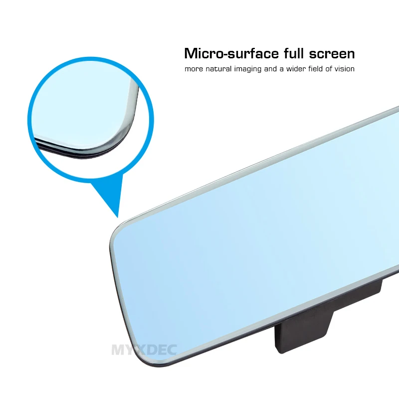 Universal Blue Mirror 2.5D Full Screen HD Frameless Large Vision Car Interior Explosion-proof Wide Angle Rearview Endoscope