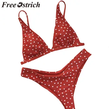 

Free Ostrich Women Sexy Underwear Set Two Pieces Polka Dot Lingerie Push Up Bra Low Waist Panties Bra And Panty Set Biquini 2020