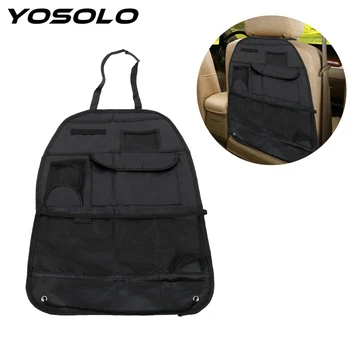 

Car Seat Back Organizer Car Seat Storage Bag Drink Tissue Phone Holder Backseat Pouch Multi-Pocket Hanging Container Car-Styling