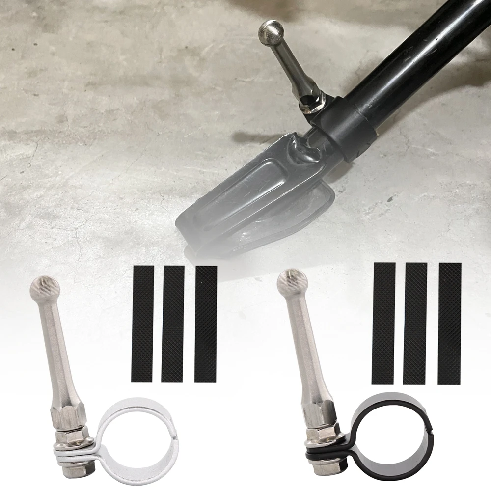 Universal Fits Motorcycle Stand Kickstand Extension Kit Foot Pedal Side Support For 20-23mm Kickstands ducati Scrambler | Автомобили и