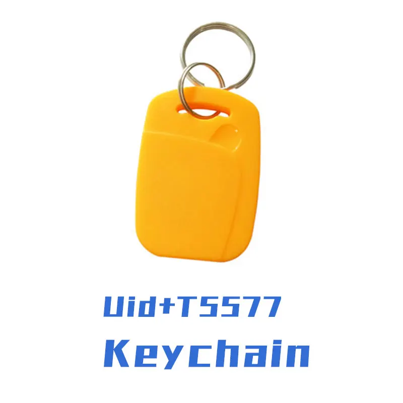 5/10pc UID+5577 RFID Tag Smart NFC Dual Chip IC+ID Composite Keychain 125KHZ EM4305 13.56MHZ Repeatable Erasable Access Card rfid blank cards rfid tags stickers blank smart ic cards