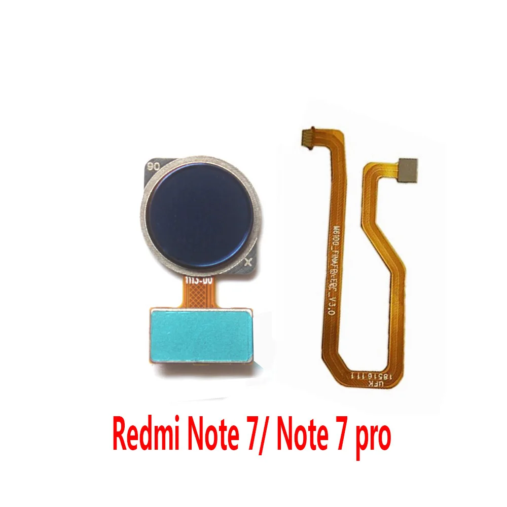 

for Xiaomi Redmi Note 7/ Pro Fingerprint Sensor Scanner Connector Home Button Key Touch ID Flex Cable Repair Spare Parts