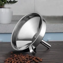 304 фильтр из нержавеющей стали Воронка утечки масла кислое вино упаковка Инструмент Лаборатория с ручкой ремень фильтр 12 см 14 см