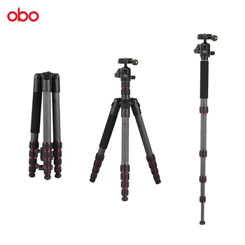 

OBO TS360C Foldable Portable Carbon Fiber Camera Tripod Travel Tripod Monopod with Ball Head for Canon Nikon Sony DSLR Cameras