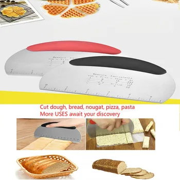 

Stainless steel cake cutter pizza cutter dough cutter butter spatula, baking pastry tool scraper, butter knife meat-meal kitchen