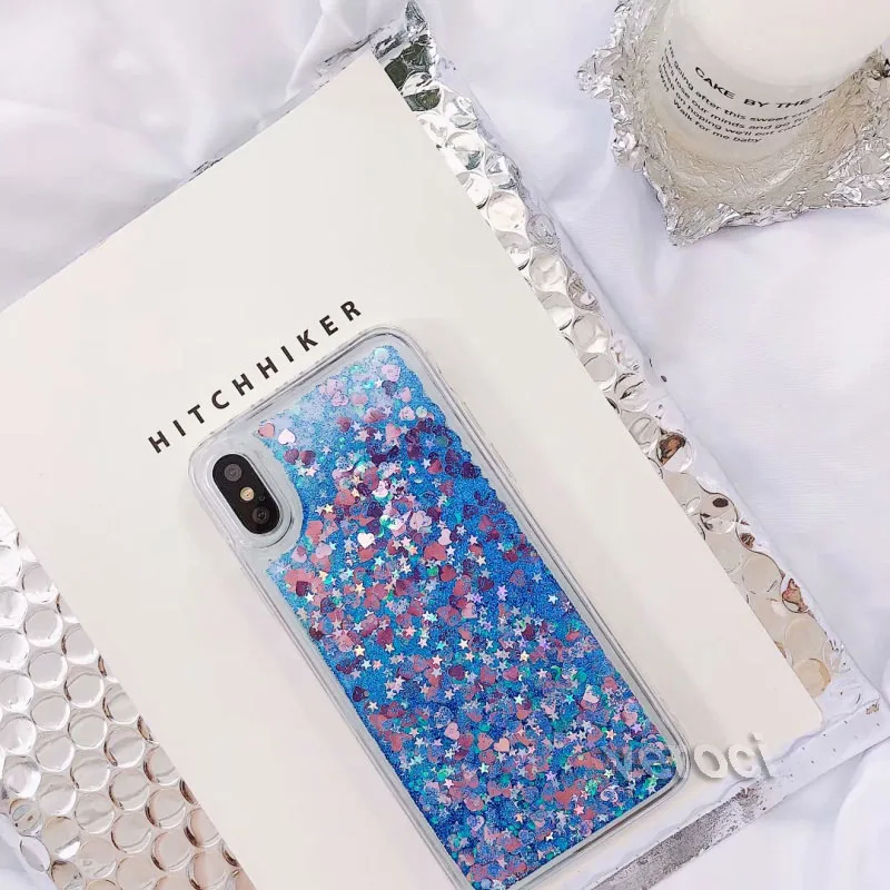 Чехол с блестками и зыбучим песком для Oppo R15X K1 R15 Dream mirror R9 R9S R11 R11S Plus R7 R7S R17 Pro F1 F3