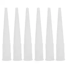 30pcs Caulking Gun Nozzles Plastic Glass Glue Nozzles Sealant Silicone Caulking Tips