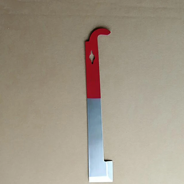 Méhészeti Berendezések Piros 26,7 Cm -Es Rozsdamentes Méhes Kaptár Szerszám Keret És Kaparó J Forma Horog Méhész Szerszámkaparó Kés - Image 6