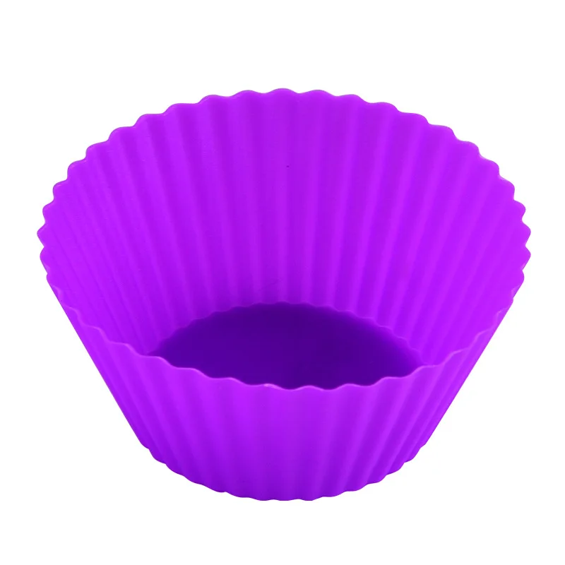 R HORSE 36Pcs Silicone Cupcake Liners Multicolor Flower Shapes Silicone  Baking Cups Non-Stick Muffin Liners Washable Muffin Molds Reusable Silicone