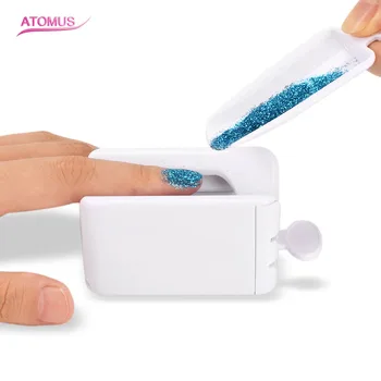 

New Nail Art Dipping Powder Collection Tray Nail Glitter Powder Recycling Storage Box Plastic Case Manicure Equipment Tools