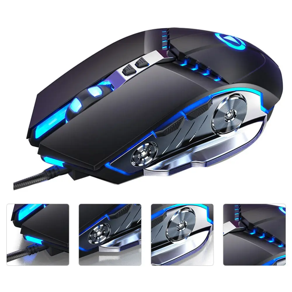 

1Pc Home Wired Mouse Creative Gaming Mouse Computer Mouse for Computer Home Men