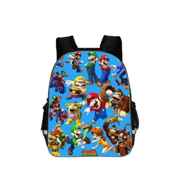 

Super Mario Backpack Children Cartoon Sonic Backpacks Boys Girls SchoolBag For Kindergarten Daily Backpack Kids BookBag