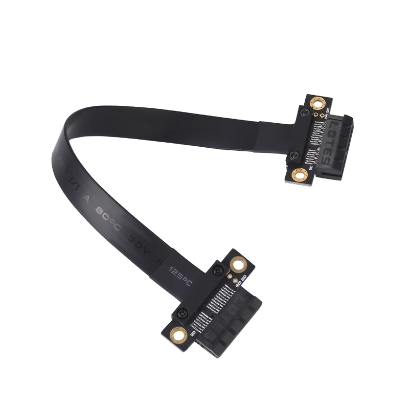 Добавить на карту кабель-соединитель PCI Express Flex переместите кабель PCI-E 1X в 1x переходная плата для слота карты расширитель Расширение Кабель для Биткойн Майнер