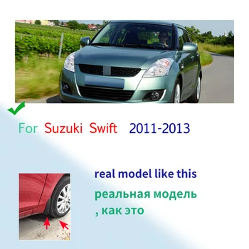 

Front Rear Mud Flaps For Suzuki Swift 2011 2012 2013 Fender Splash Guards Mudflaps Mudguards Car Accessories