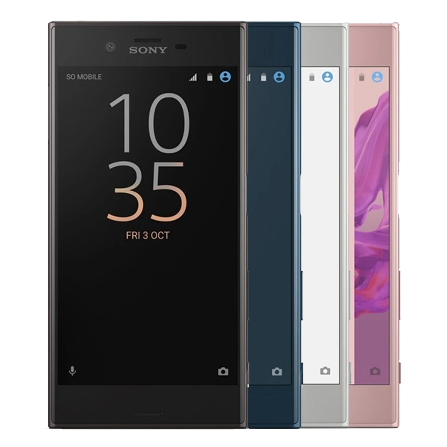 Мобильный телефон sony Xperia XZ F8332 с двумя sim-картами, 3 ГБ ОЗУ, 64 Гб ПЗУ, 5,2 дюймов, Четырехъядерный Смартфон Snapdragon 820, NFC, 23 МП