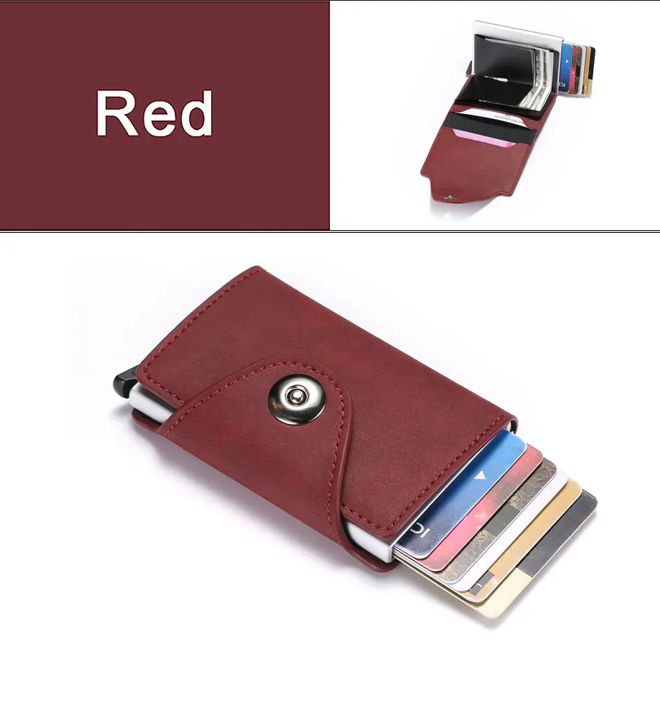 DIENQI Rfid антимагнитный держатель для кредитных карт для мужчин безопасный Кошелек Алюминиевый защитный мужской бизнес-держатель для карт тонкий кошелек