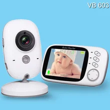 Беспроводной видеоняня цветной видео детский спальный монитор с колыбельным ночным видением контроль температуры детская сигнализация няня
