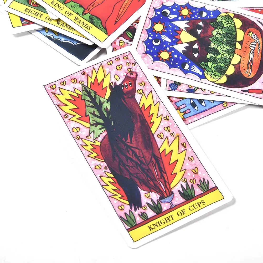Новые поступления 1 комплект 78 карт набор колоды Таро Del Fuego карты Таро английская версия карты настольные игры аксессуары гадание# N