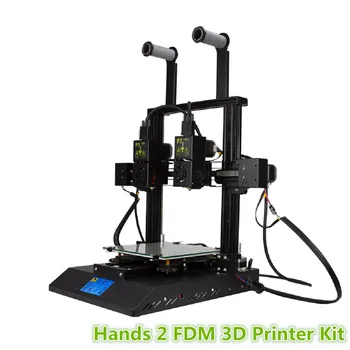 

Hands 2 FDM 3D Printer Kit with 3.5 inch Colorful Screen Dual Extruder & Nozzle Powerful Mainboard/Modular Xaxis/Extrusion Motor