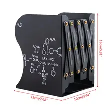 Металлическая Выдвижная Подставка держатель Полка Регулируемая Bookrack офис L41E