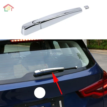 

Fit For BMW X3 G01 2018 2019 Chrome Rear Windshield Rain Wiper Cover Tail Rear Window Wash Wiper Trim Molding Accessories