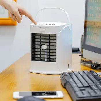 

Portable Mini Air Conditioner USB Home Humidifier Desktop Multi-functional Bluetooth Cooler