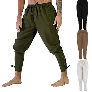 

sweatpants Men's Casual Pants Ankle-Length Elastic Strap Striped Jogger Sports Fitness Sweatpants Long Pants