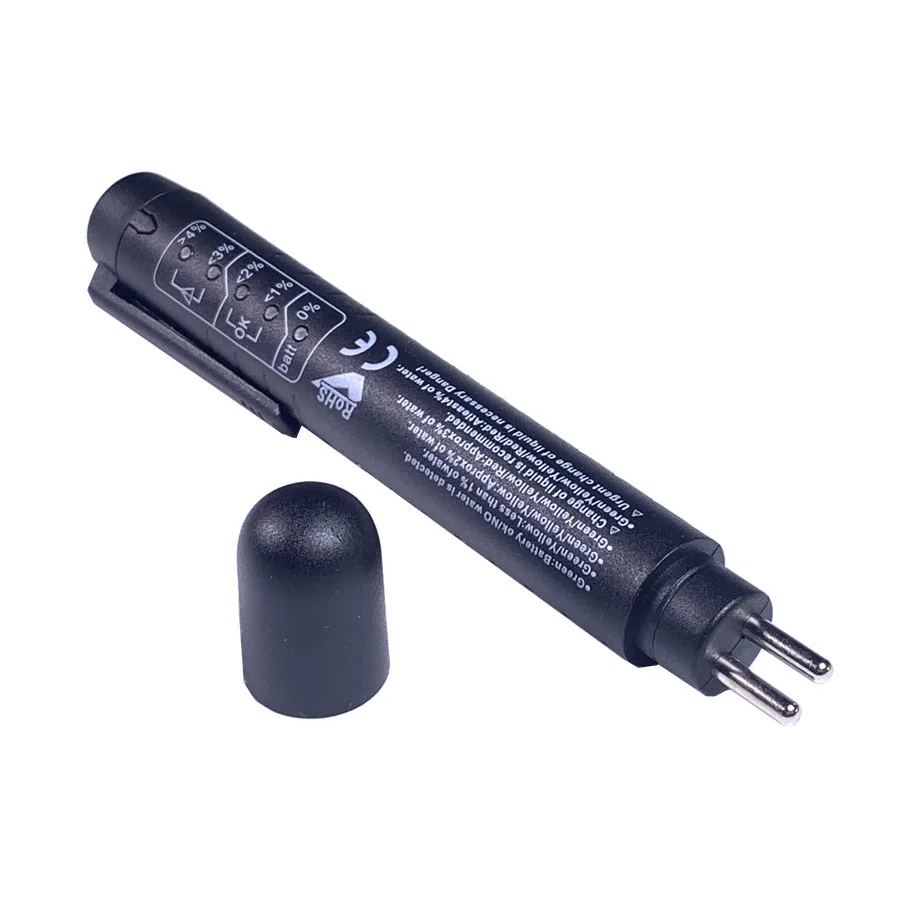 US $306.37 50pcslot DHL Auto Liquid testing Brake Fluid Tester pen 5 LED indicator display mini electronic pen brake fluid tester Digital