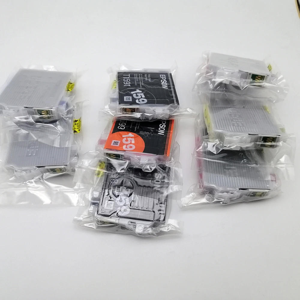 Vilaxh 9 шт. t159 t1590 t1599 Совместимый картридж для принтера EPSON R2000 R2000S оригинальный