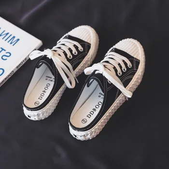 

Women Canvas Shoes Low Slip-on Sneakers Female Flats Summer Slippers Casual Sneakers 2020 Spring Summer Low Sneakers