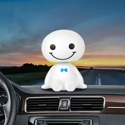 Автомобильный орнамент милый качающийся робот Baymax кукла Автомобильная отделка авто Интерьер приборной панели игрушки с покачивающейся