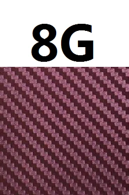 Наклейка для мобильного телефона для iPhone 8 Plus 6 6s 7 градиентная защитная пленка из углеродного волокна для iPhone 7 Plus Аксессуары для наклеек EEMIA - Цвет: i8-copper