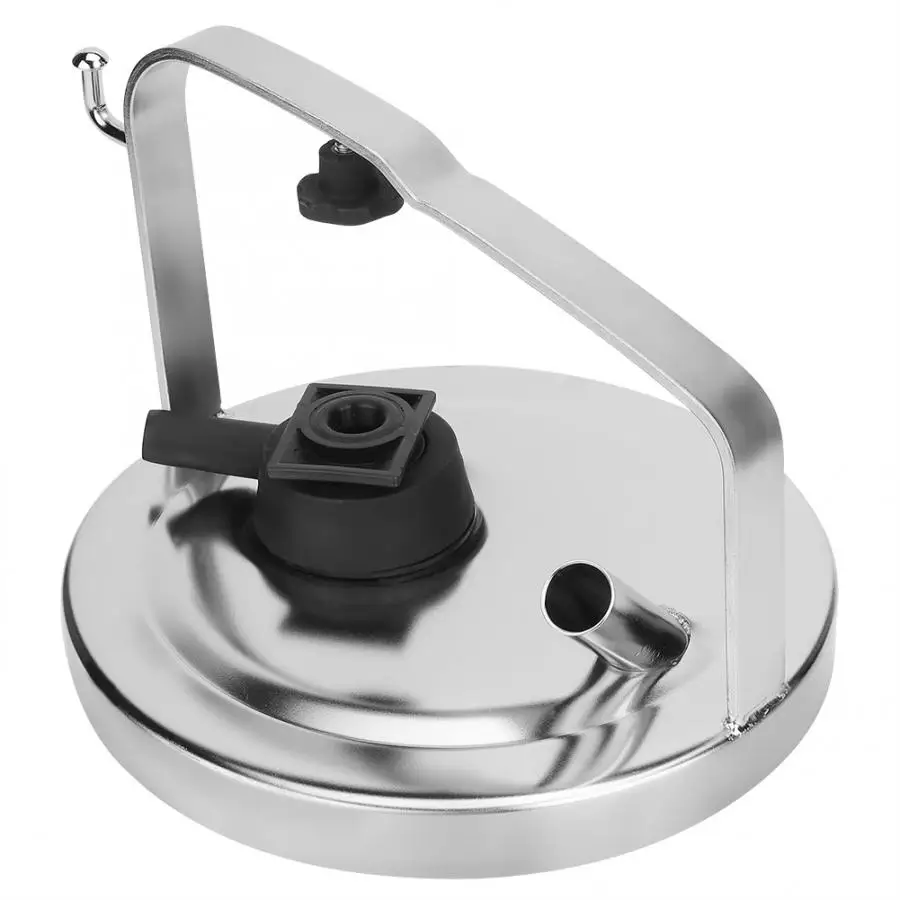 Coffee Cup Retro Stainless Steel Milk Bucket Pail Cover Lid With Gasket Plug Seat Mug For Beer Tea Drink | Дом и сад