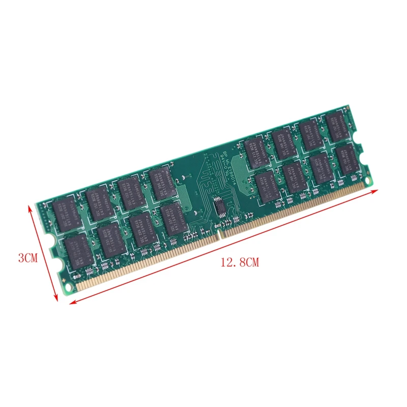 DDR2 4GB Memory RAM 1.5V 800MHZ PC2-6400 240 Pin Desktop DIMM Unbuffered Non-ECC for AMD Motherboar