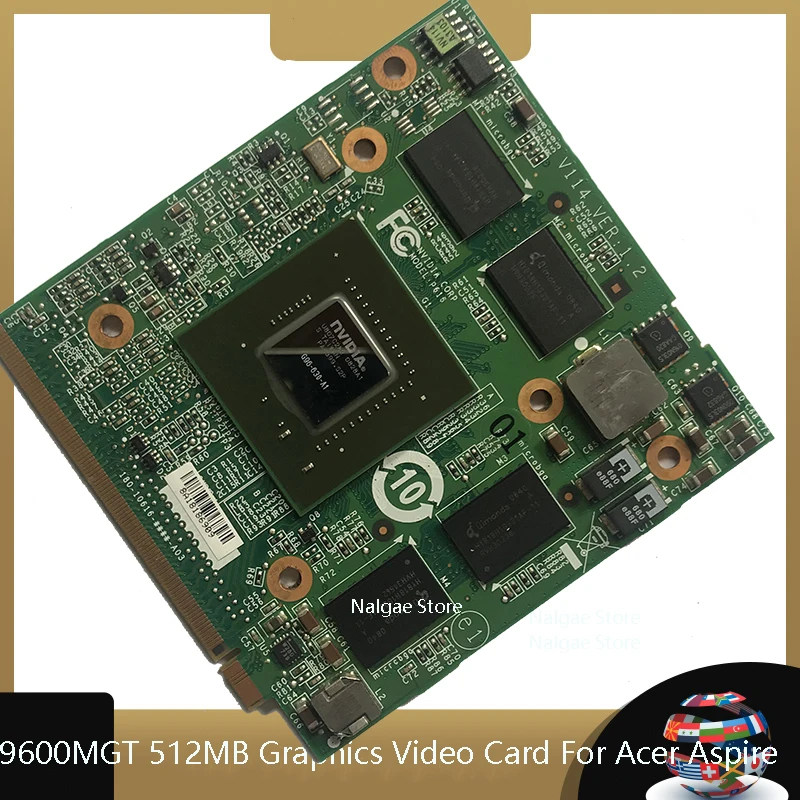 NVIDIA-tarjeta gráfica GeForce 9600M GT G96-630-C1 DDR2 MXMII