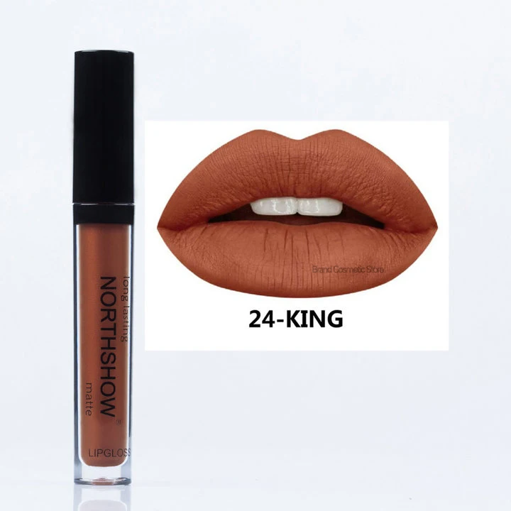 24 шт., матовая губная помада Maquillaje Batom Liquido mate Rouge A Levre, стойкий макияж, набор, прозрачный блеск для губ, тинт для губ