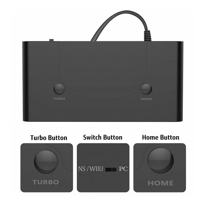 4 порта для Gamecube контроллер адаптер конвертер forWIIU USB Nod Switch Adaptateur PC NG C игровые