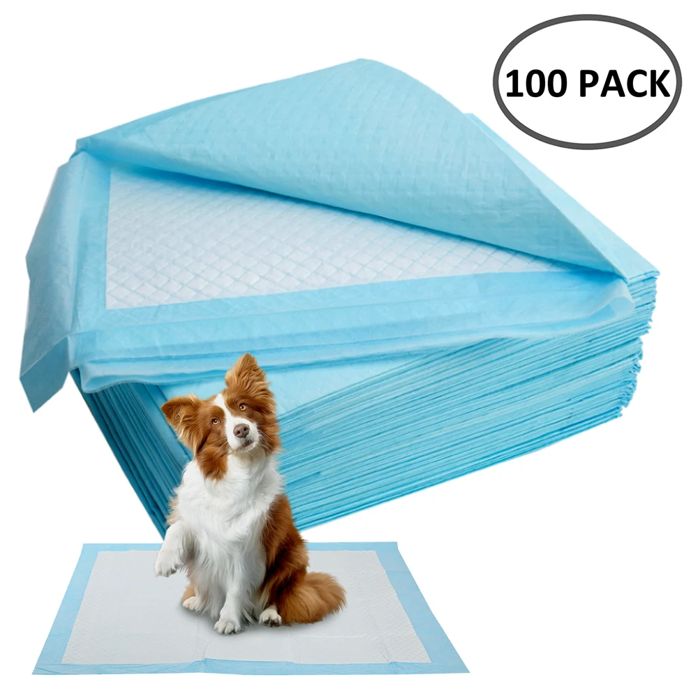 

50/100pcs Dog Training Pee Pads Super Absorbent Pet Diaper Disposable Healthy Clean Nappy Mat for Pets Dairy Diaper Supplies