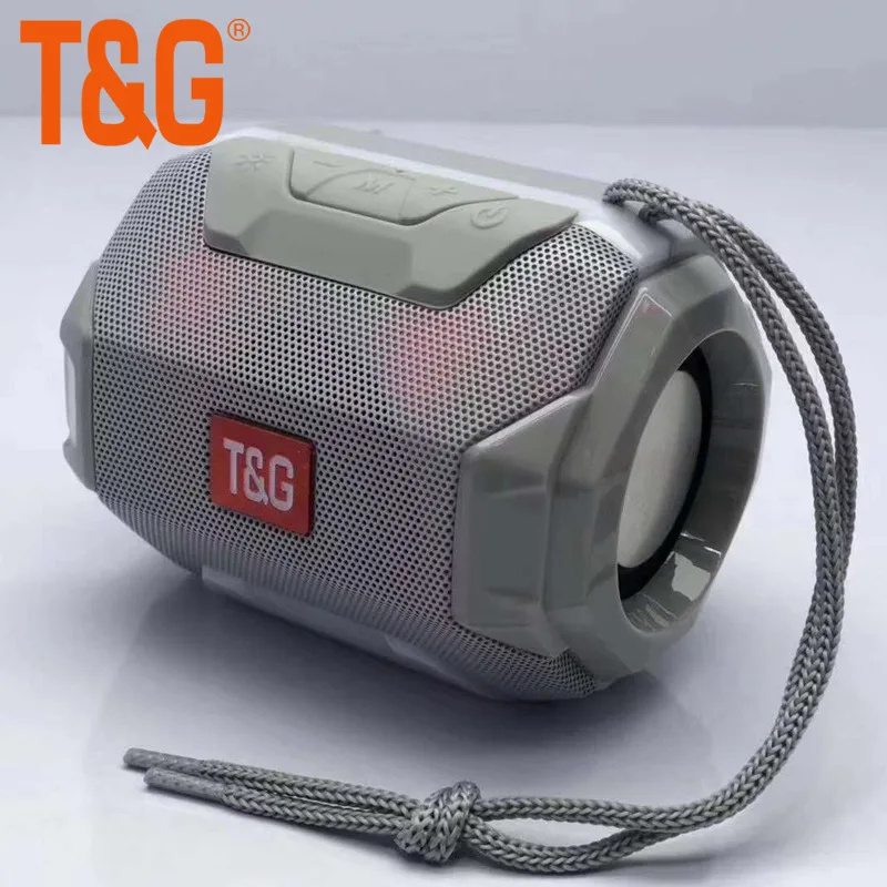 T&G TG162 LED Flash Light Wireless Bluetooth compatible Speaker