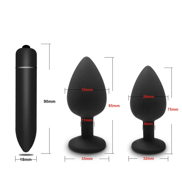 Vibratore per perline anali in silicone per donne uomini Dildo per giocattoli anali Tappi a sfera Massaggiatore prostatico con spinta sessuale_voghion.com