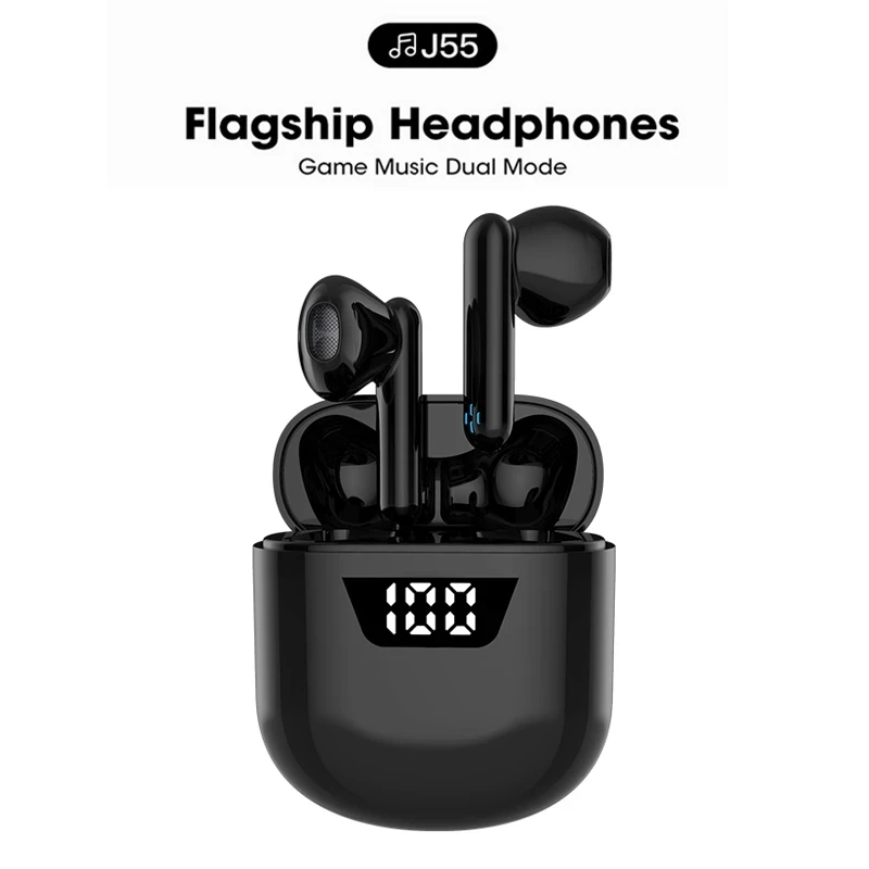 best gym headphones TWS Wireless Earphones Bluetooth-compatible 5.0 Headphones IPX7 Waterproof Earbuds LED Display HD Stereo Mic for Xiaomi iPhone studio headphones